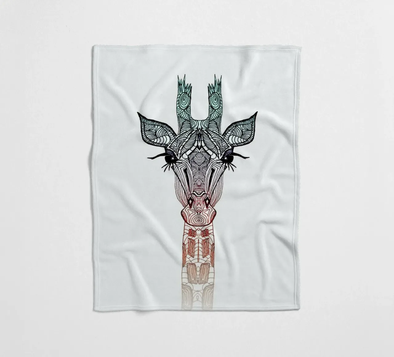 Giraffe Fleecedecke von Monika Strigel