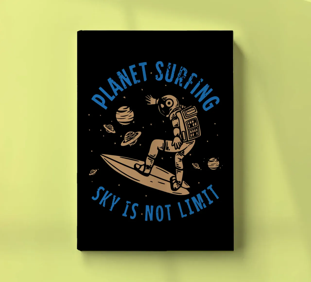 PLANET SURFING SKY IS NOT LIMIT notebook by Gunawan Rb
