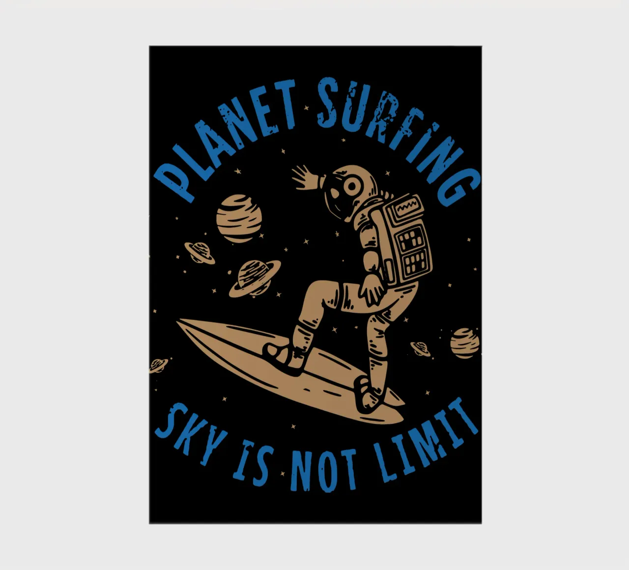 PLANET SURFING SKY IS NOT LIMIT notebook by Gunawan Rb