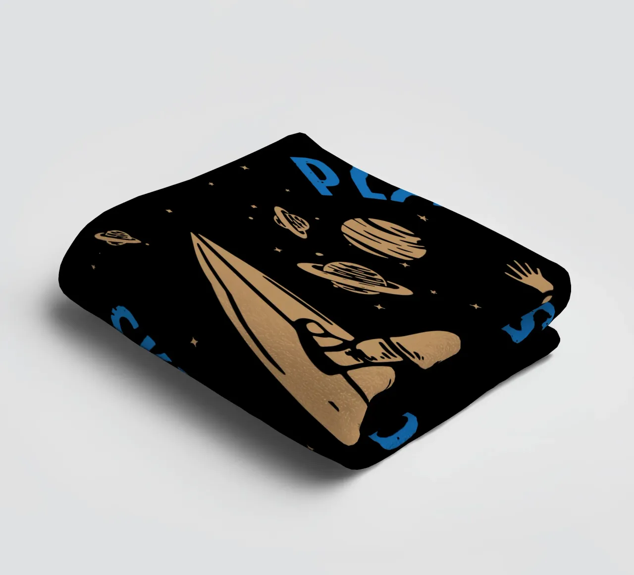 PLANET SURFING SKY IS NOT LIMIT Handtuch von Gunawan Rb