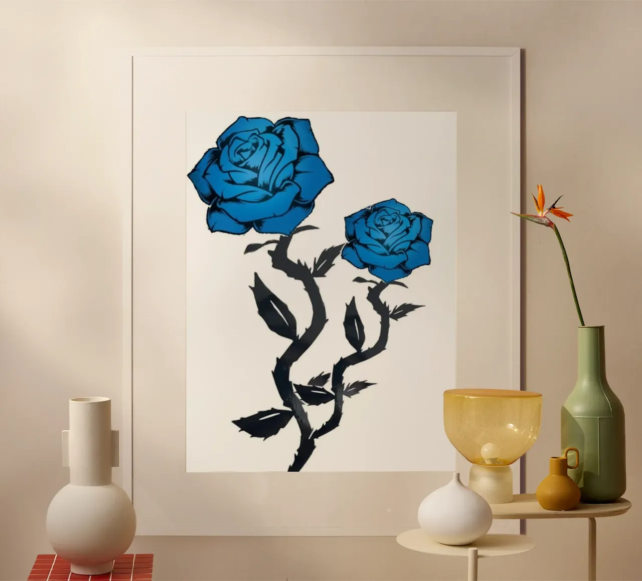 Rosa blu poster da HorizonFlow