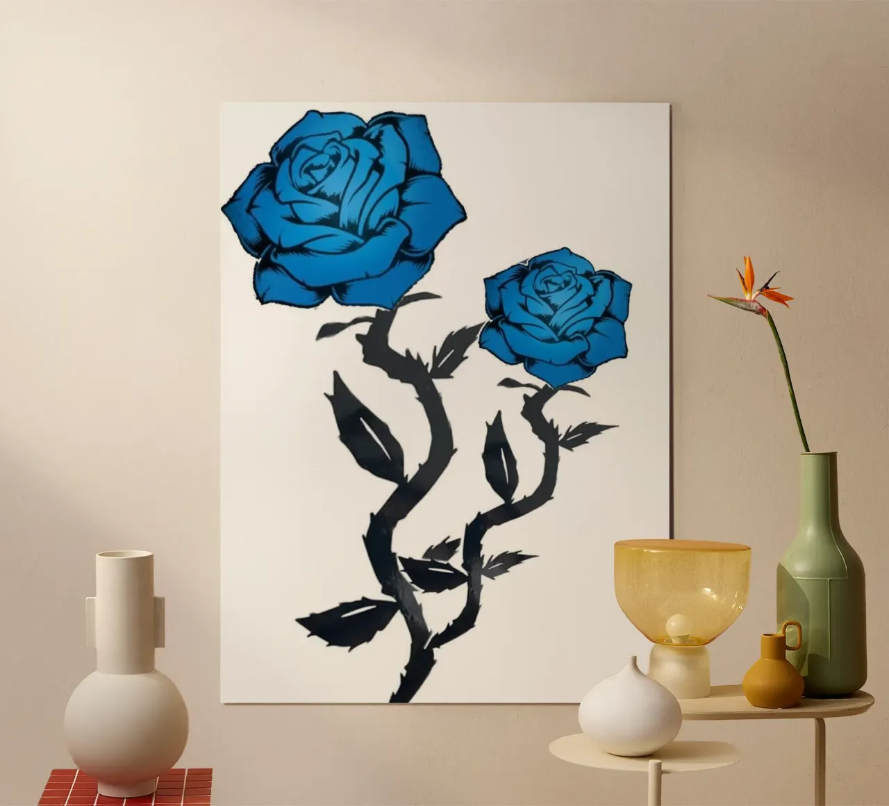 Rosa blu poster da HorizonFlow