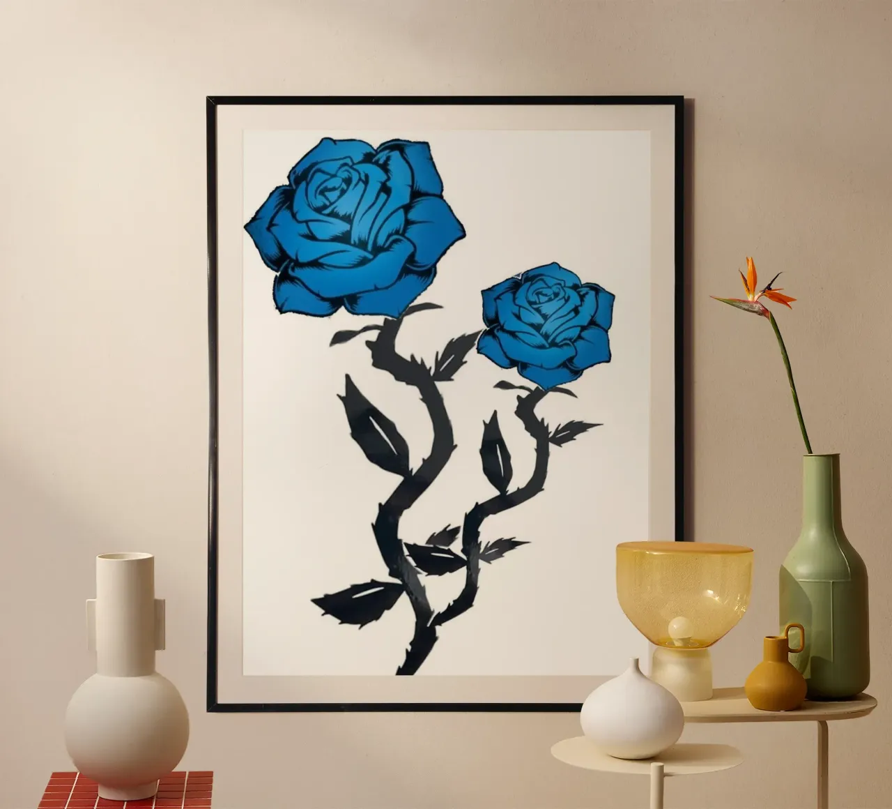 Rosa blu poster da HorizonFlow