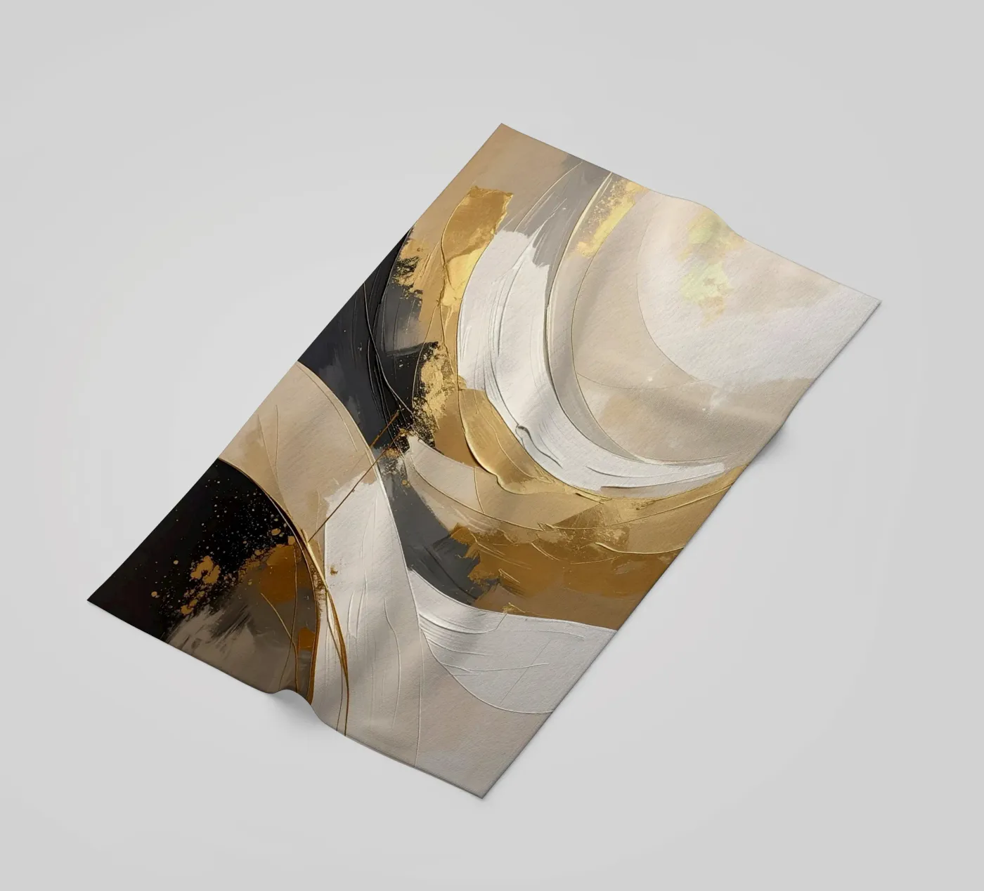 Abstract elegance strandhanddoek van Katalier (Abstract Harmony)