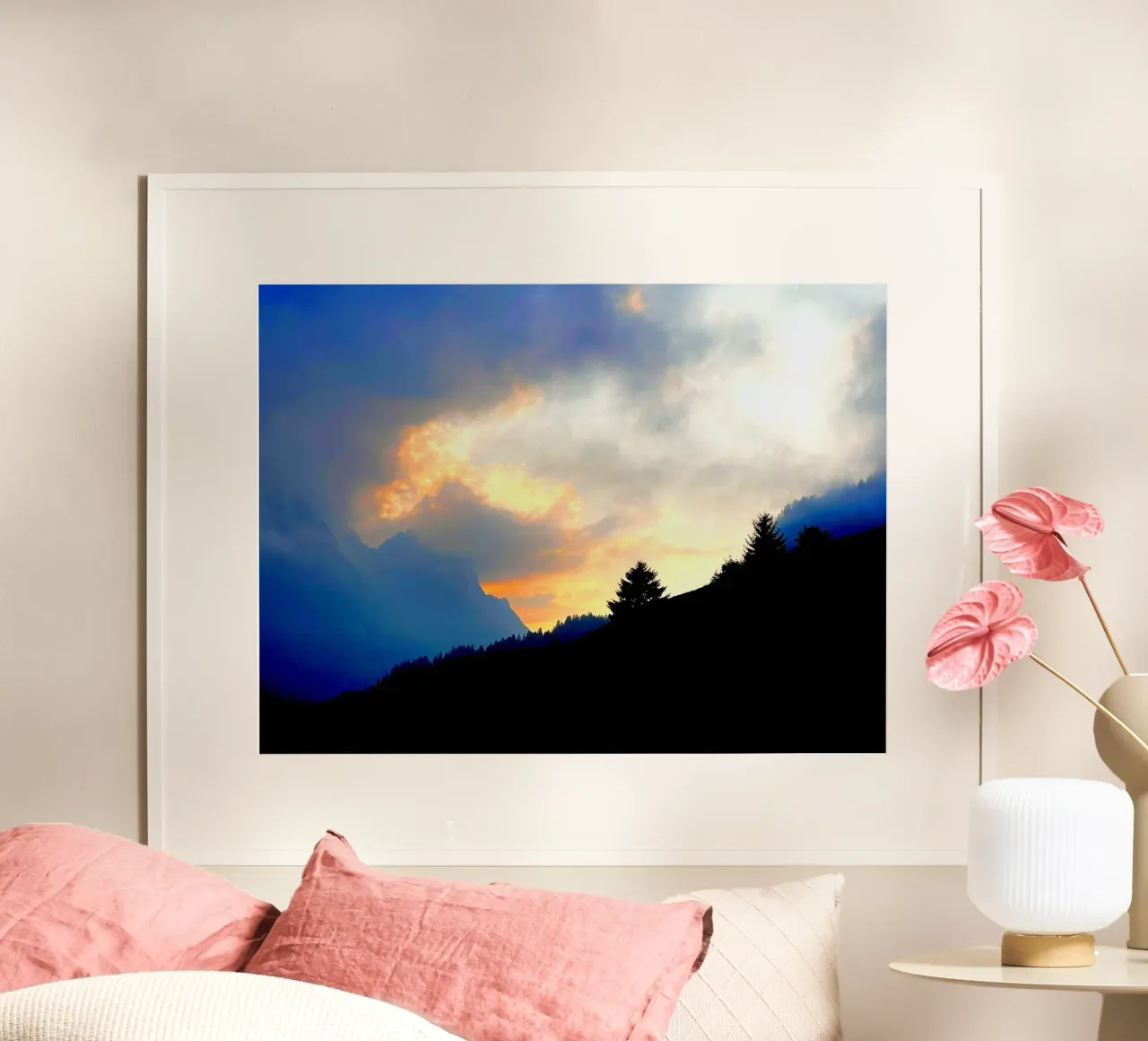 calming view poster da blatt & stil - Naturmomente