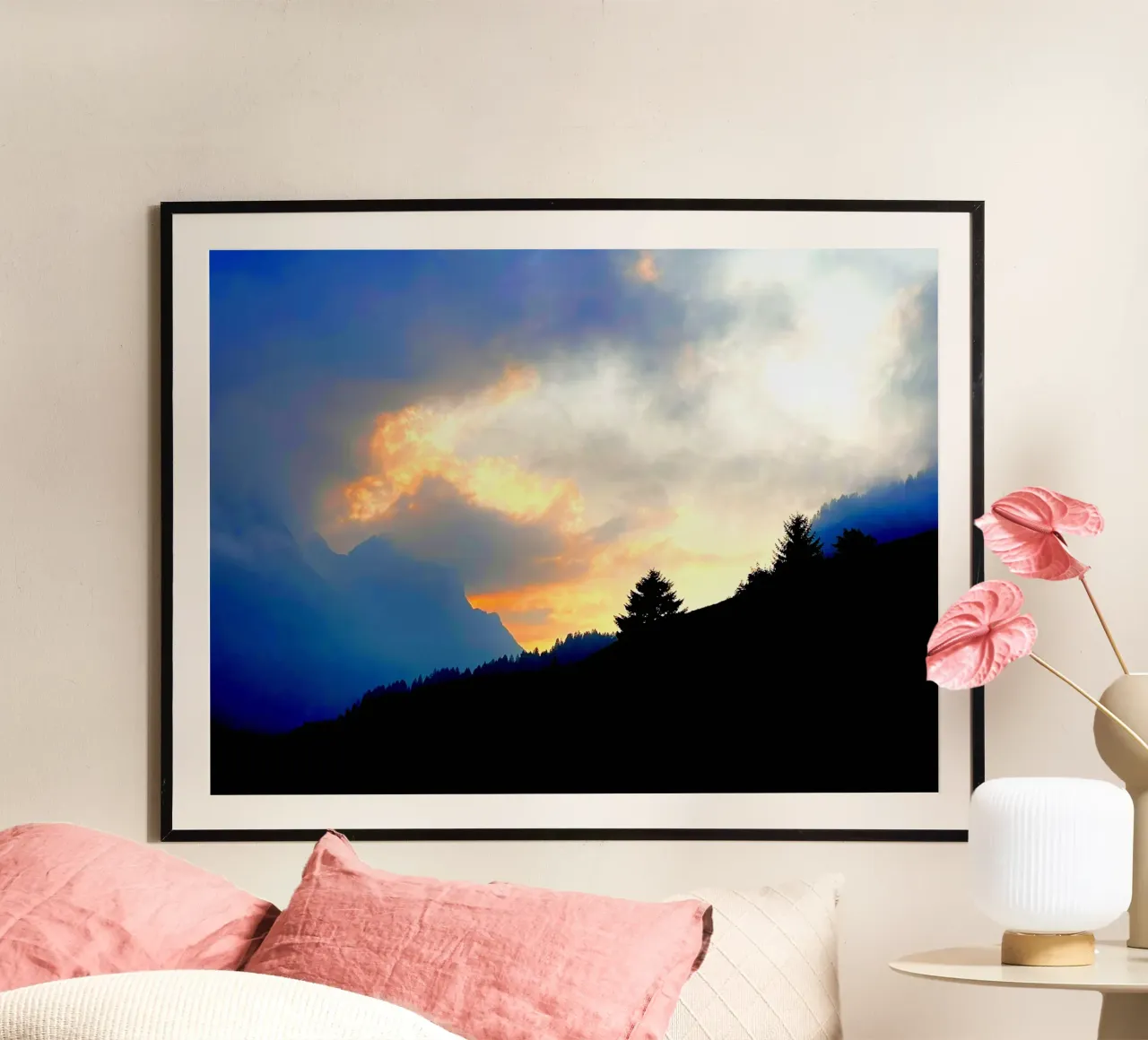 calming view poster van blatt & stil - Naturmomente