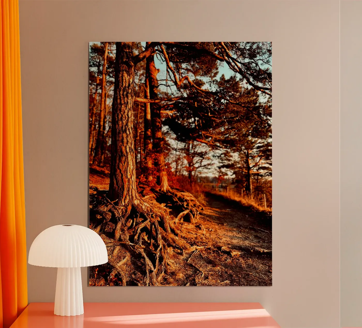 soft forest light poster van blatt & stil - Naturmomente