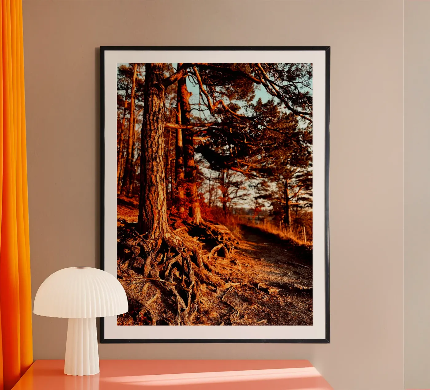 soft forest light poster van blatt & stil - Naturmomente