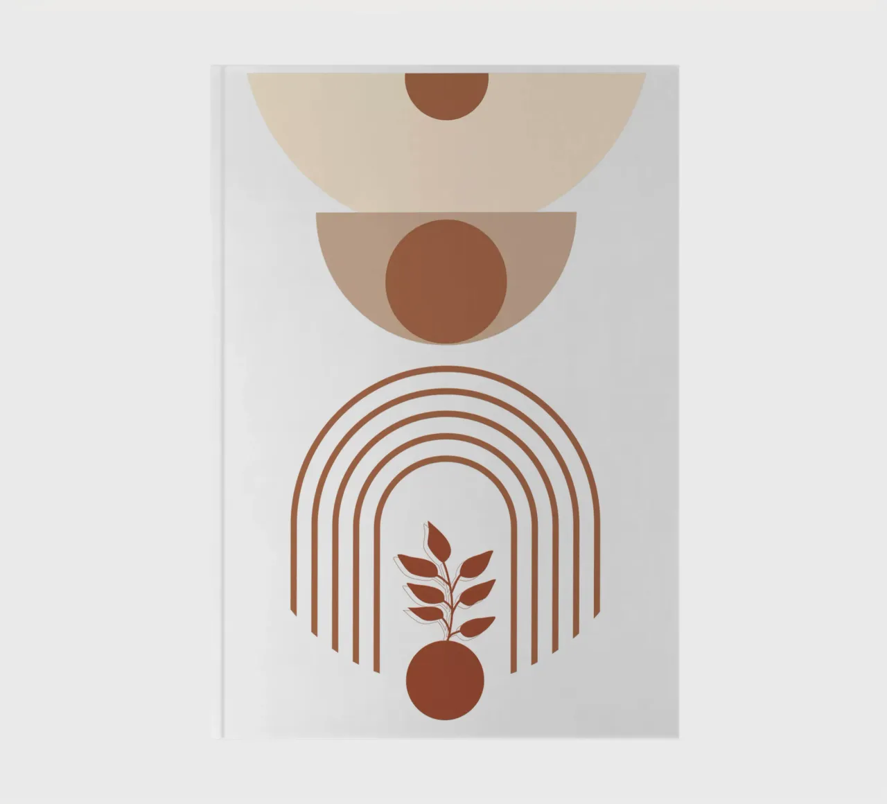 Minimalist motif notebook by YSV MINIMALIST