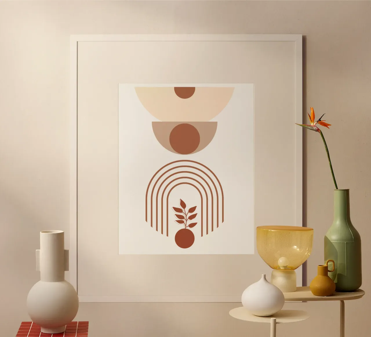 Motivo minimalista poster con telaio in alluminio da YSV MINIMALIST