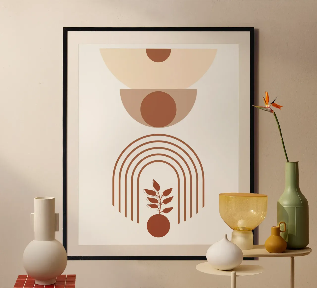 Motivo minimalista poster con telaio in alluminio da YSV MINIMALIST