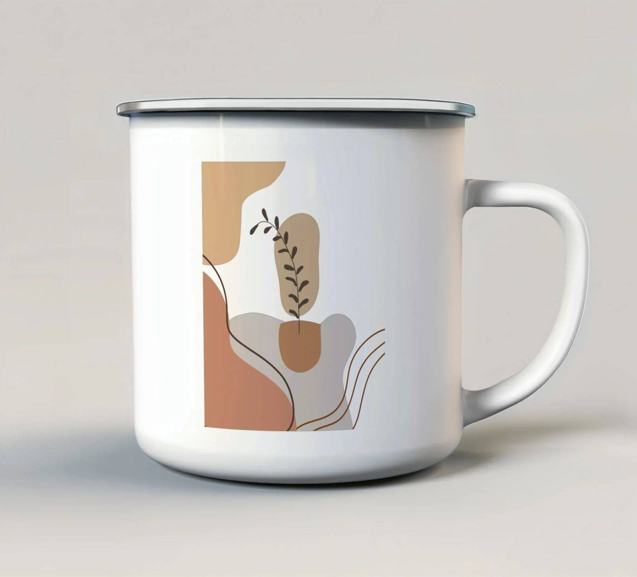 Semplicemente minimalista tazza in smalto da YSV MINIMALIST
