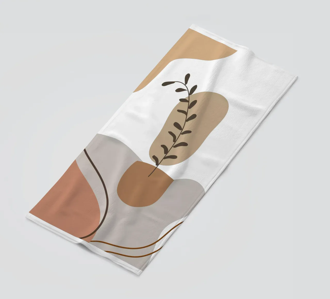 Simple minimalist beach towel by YSV MINIMALIST