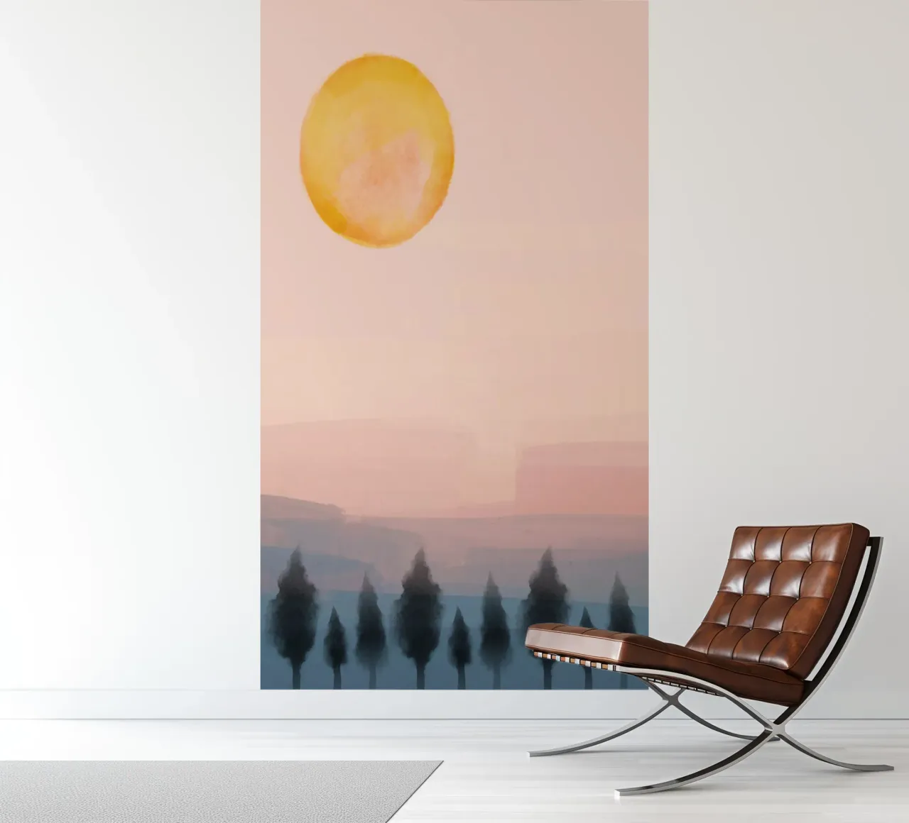 Sunset Time fotobehang van NorthLine