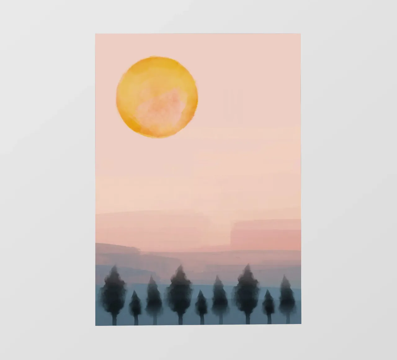 Sunset Time fotobehang van NorthLine