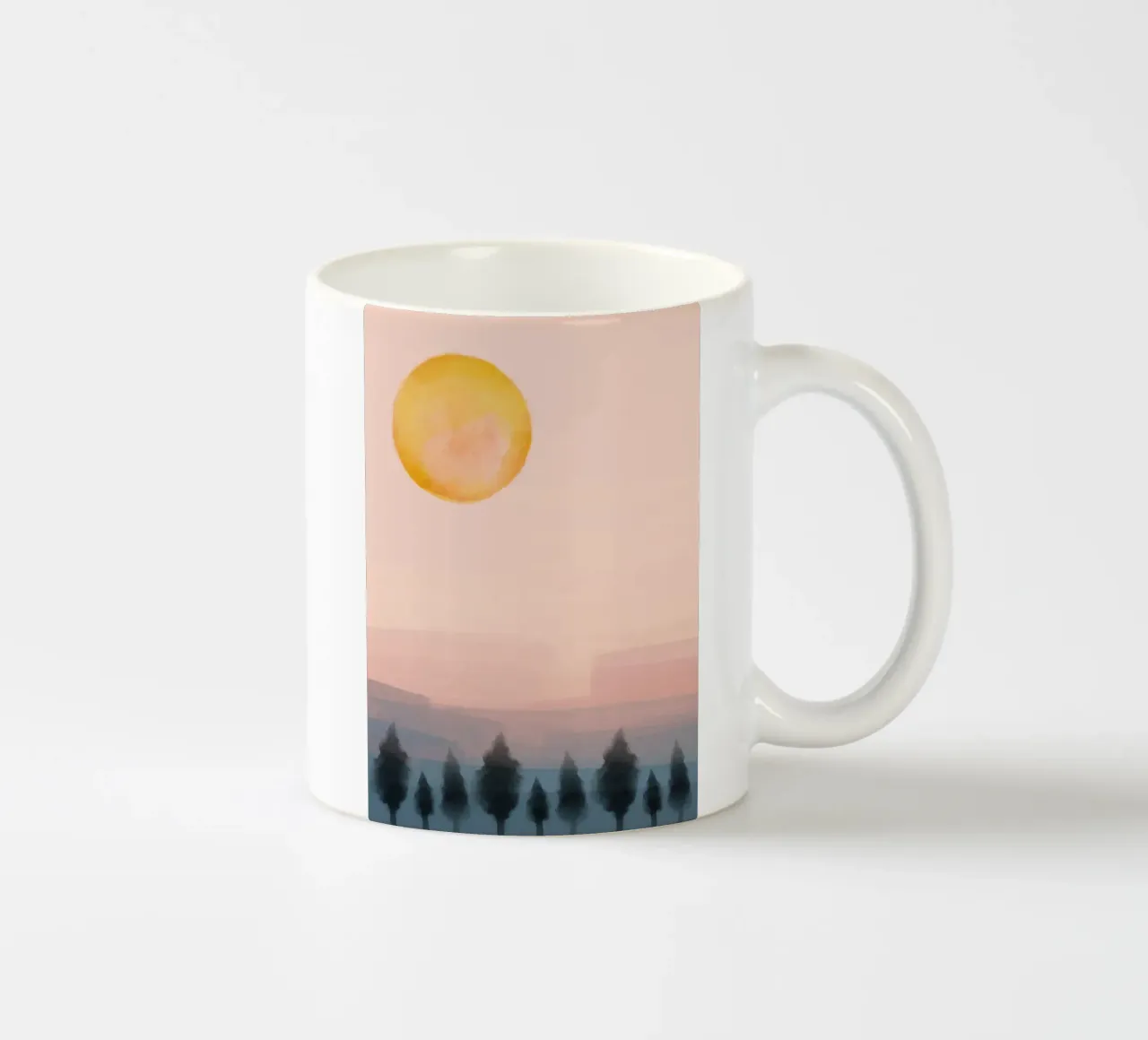 Sunset Time ceramic mug by NorthLine