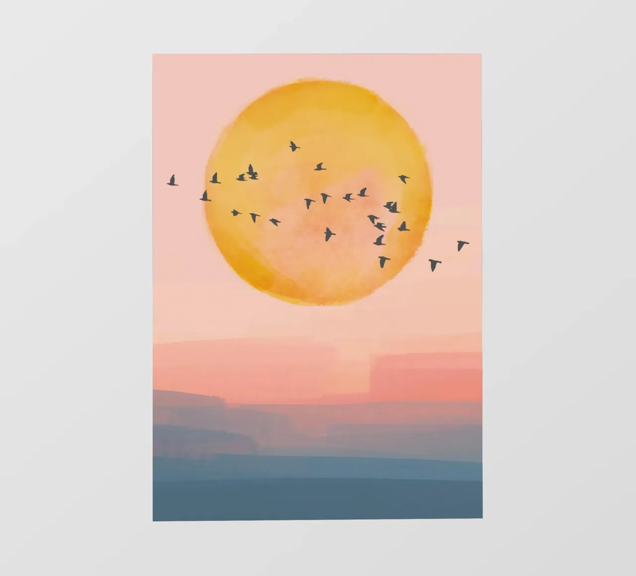 Birds flying home pvc cover by NorthLine