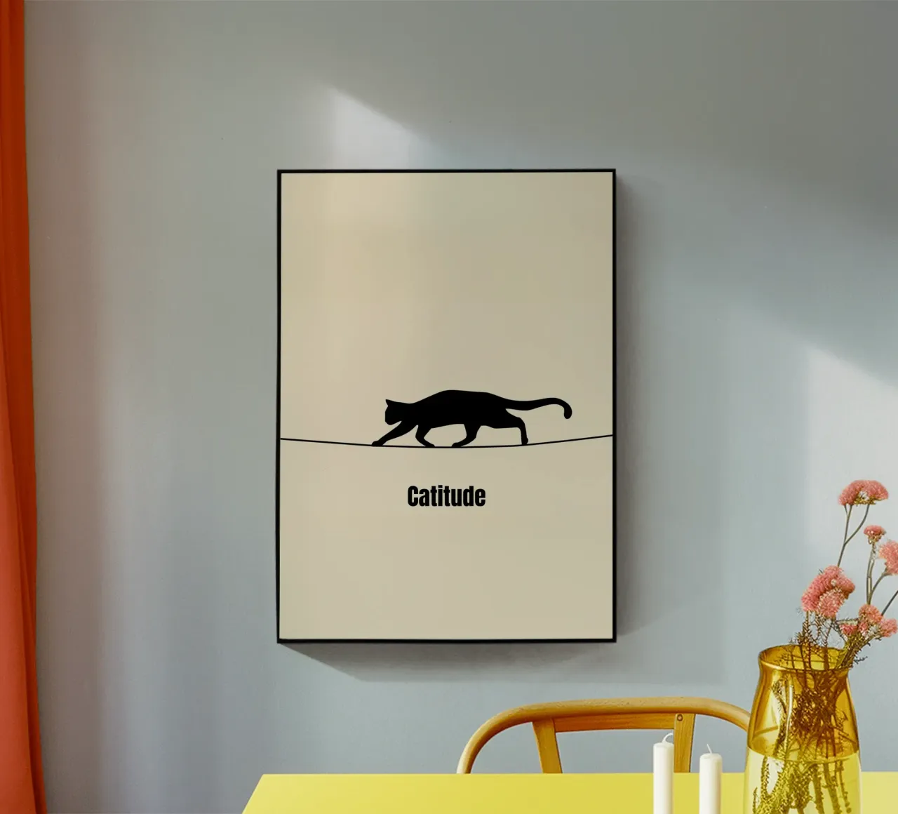 Catitude plexiglass da Tabea Jule