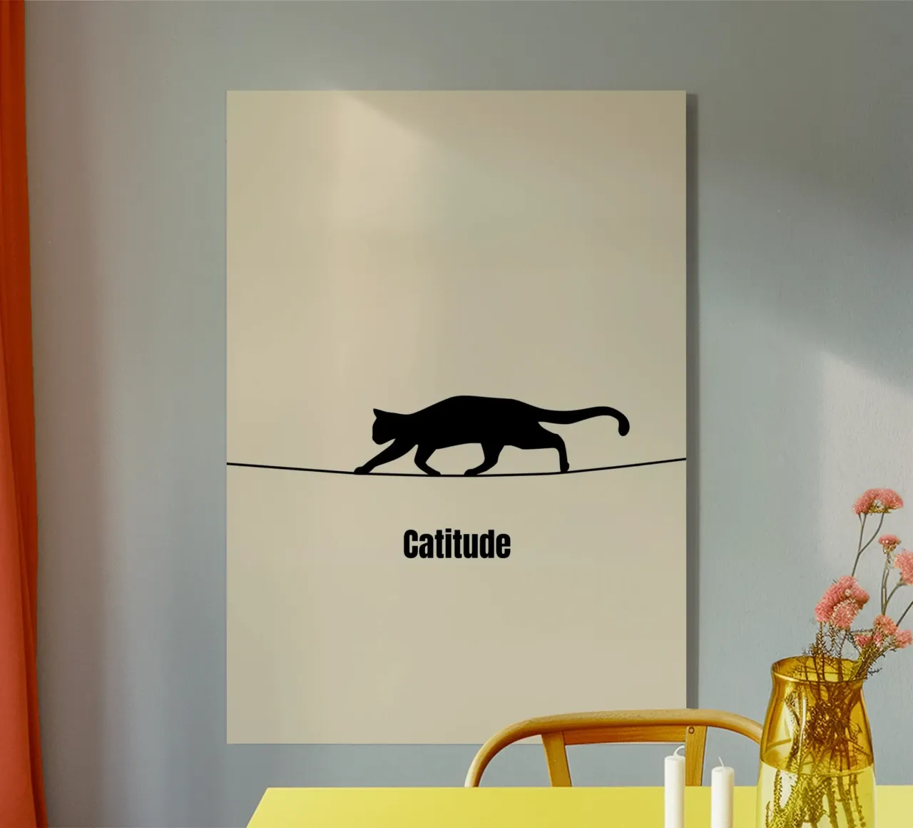 Catitude plexiglass da Tabea Jule