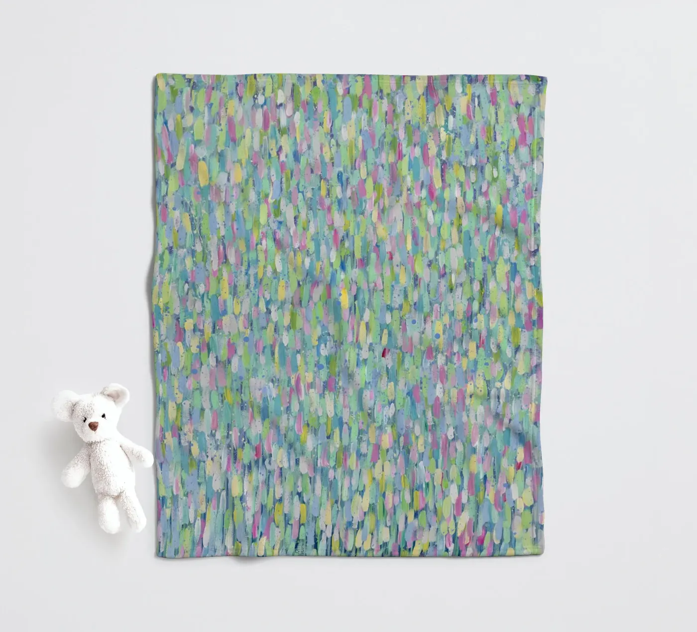 Monets Farben Fleecedecke von Helen Joynson