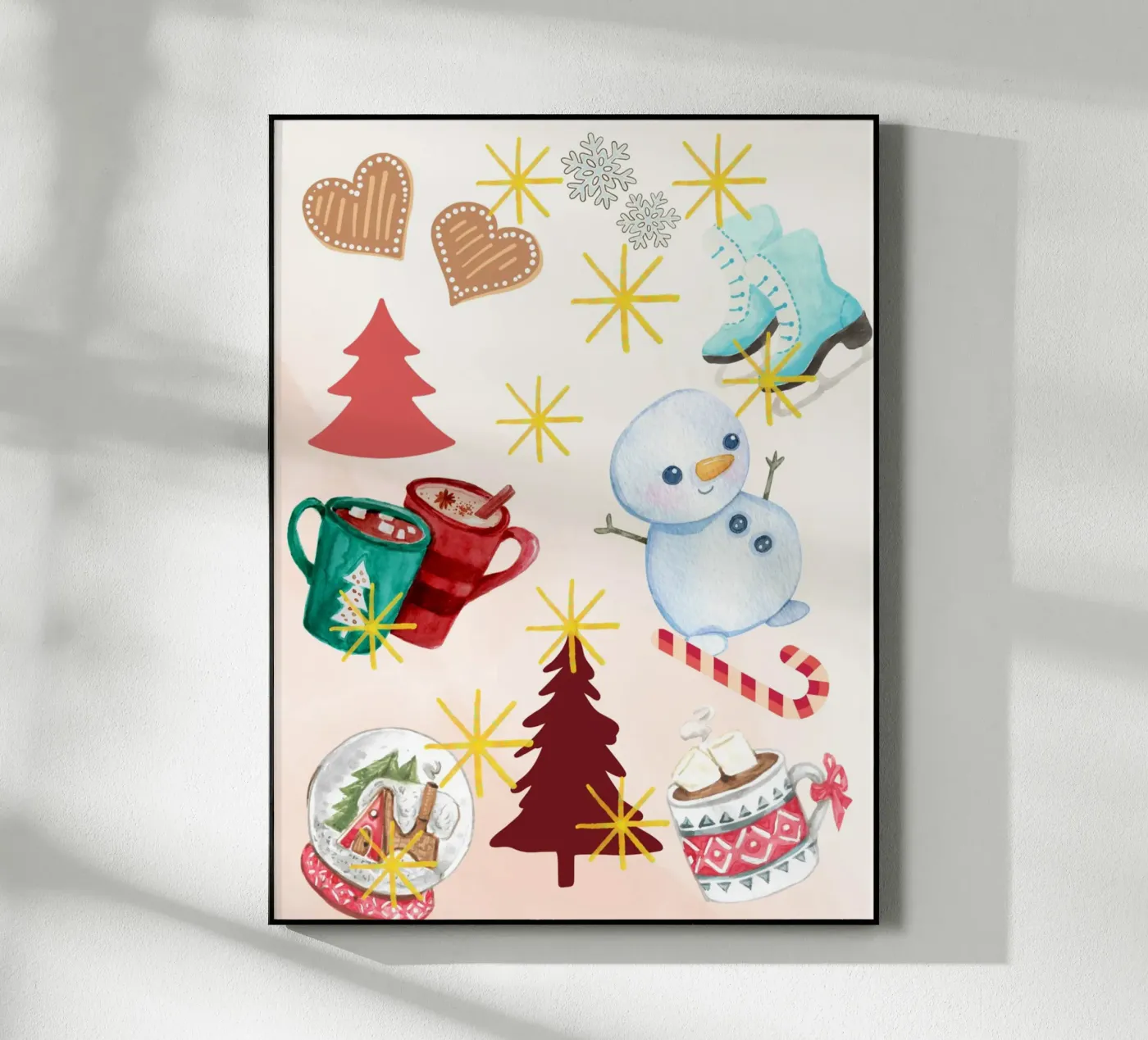Winter pleasures Acryl-Glas von Kikis Christmas Store