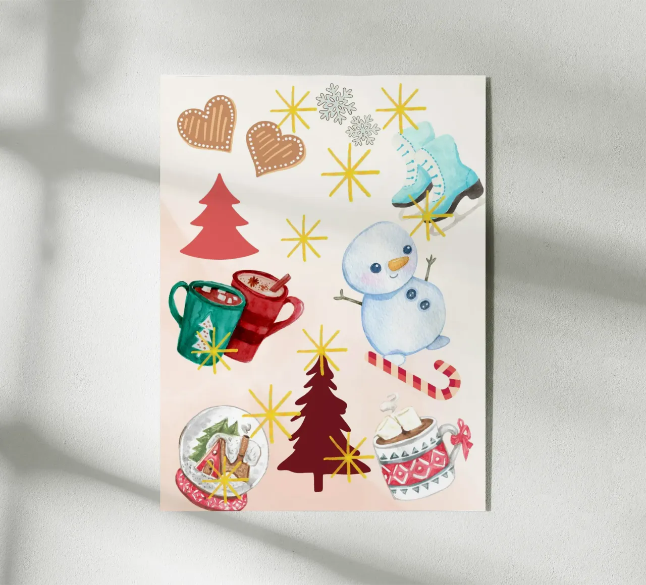 Piaceri invernali plexiglass da Kikis Christmas Store