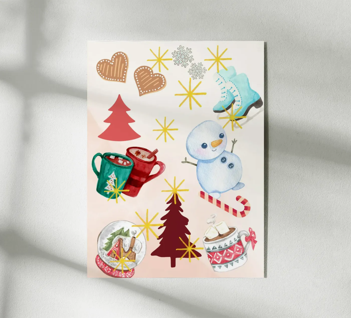 Winter pleasures plexiglass da Kikis Christmas Store