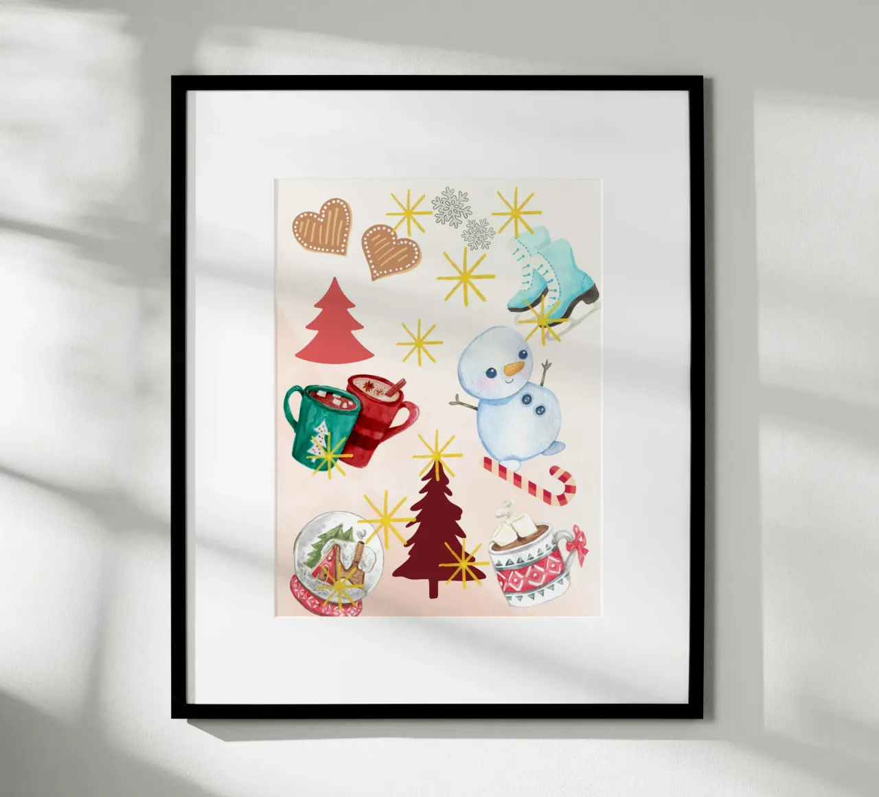 Winterpret poster van Kikis Christmas Store