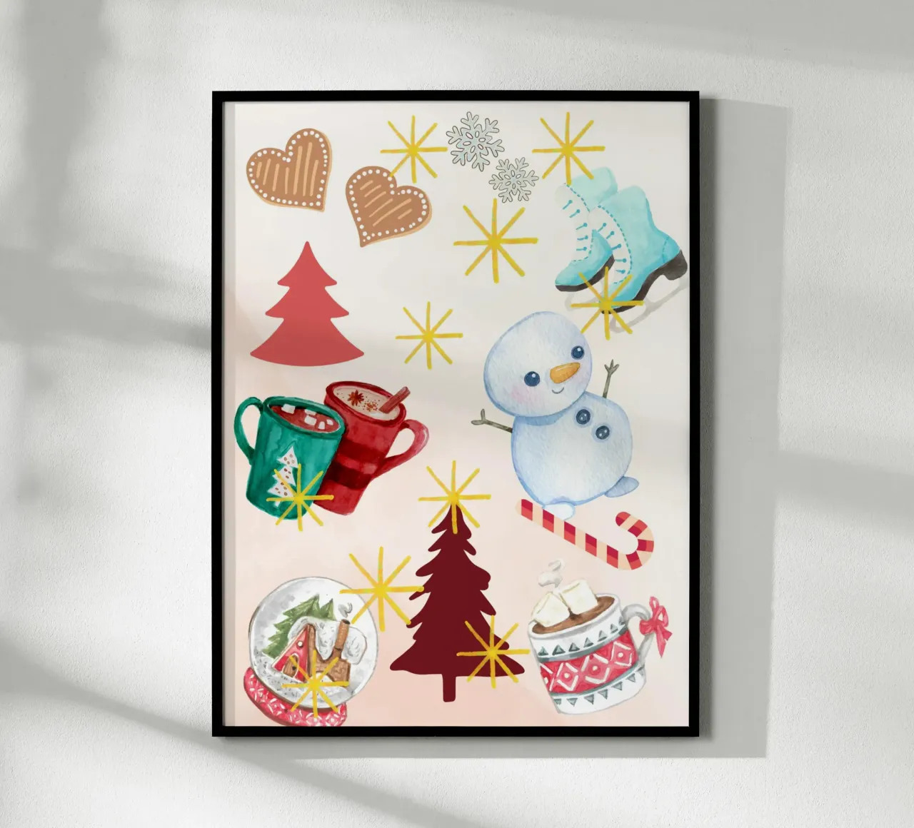 Winterpret poster van Kikis Christmas Store