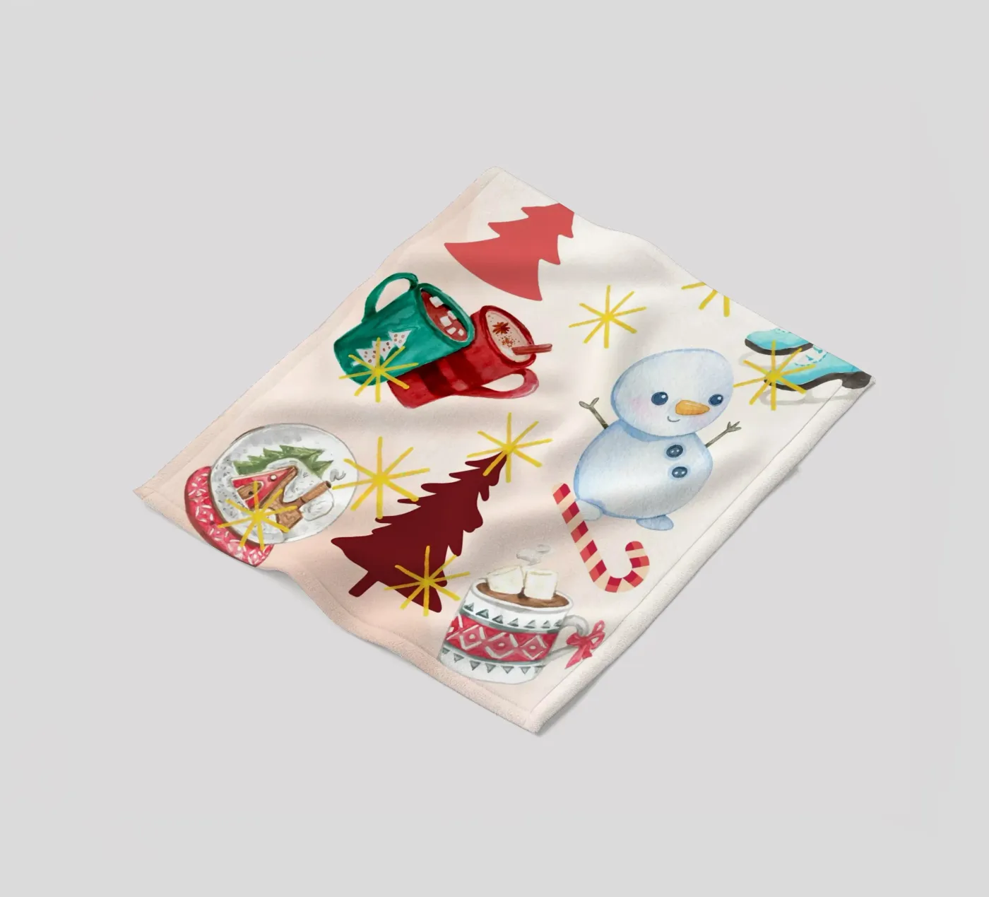 Winter pleasures coperta in pile da Kikis Christmas Store