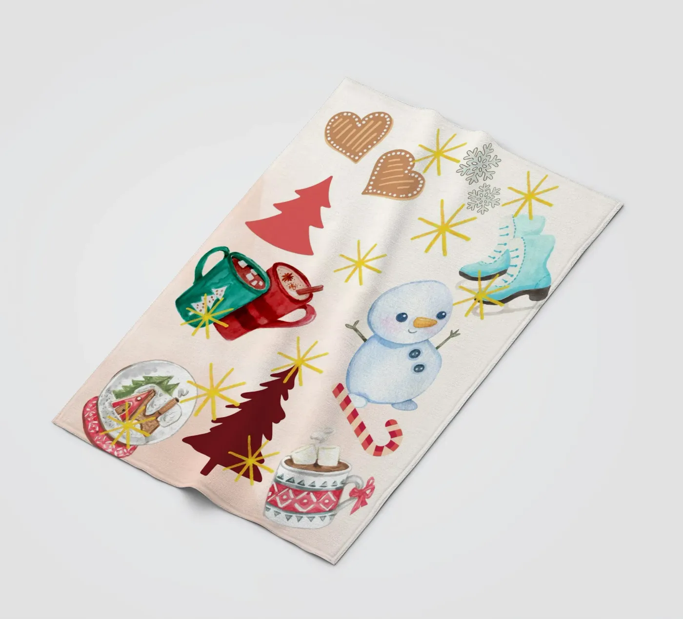 Winter pleasures coperta in pile da Kikis Christmas Store