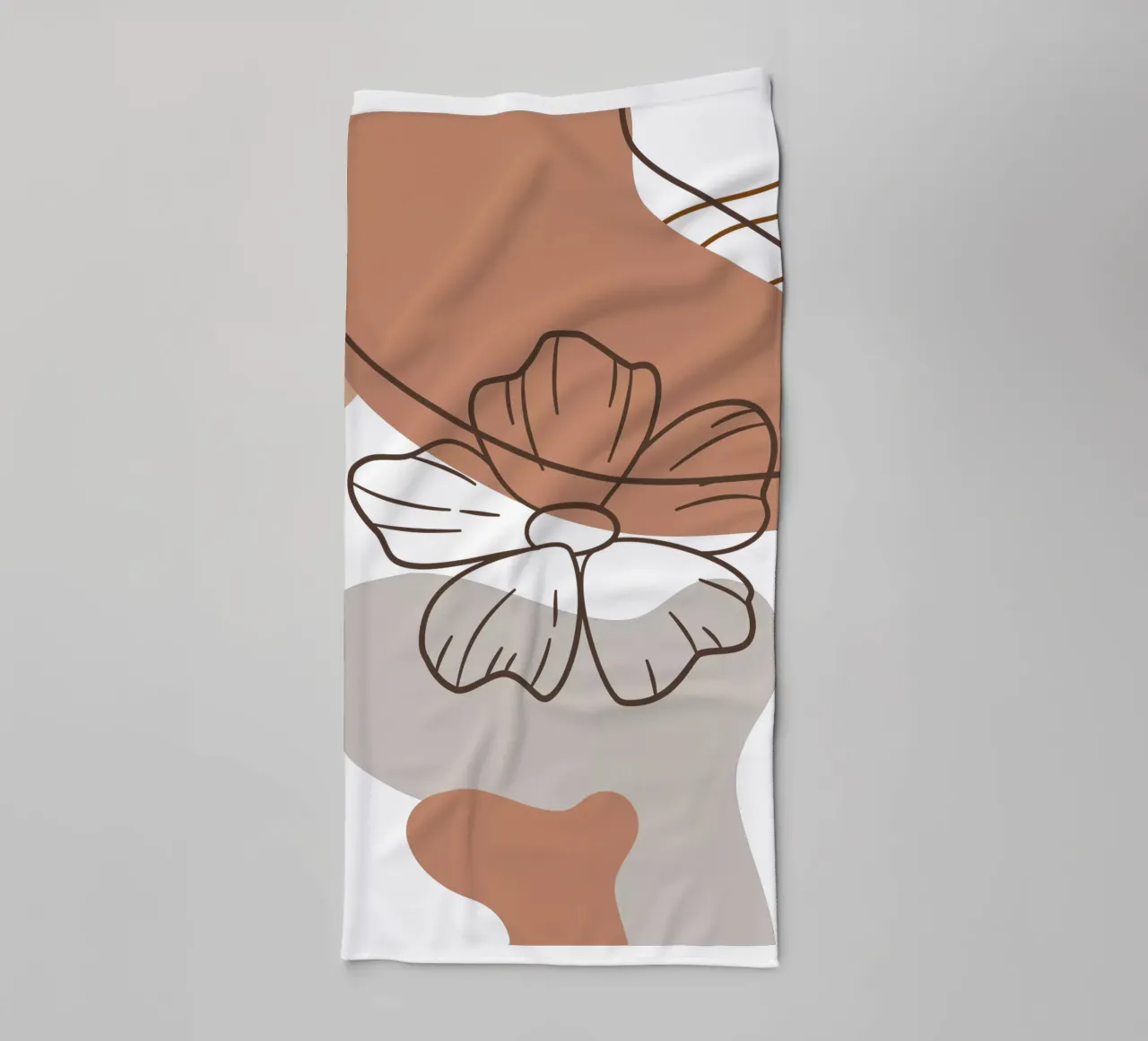 Fiori minimalisti asciugamano da bagno da YSV MINIMALIST