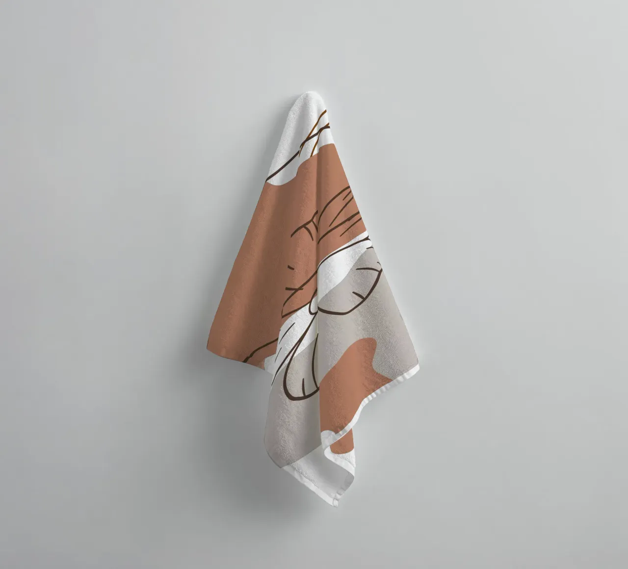 Fiori minimalisti asciugamano da bagno da YSV MINIMALIST