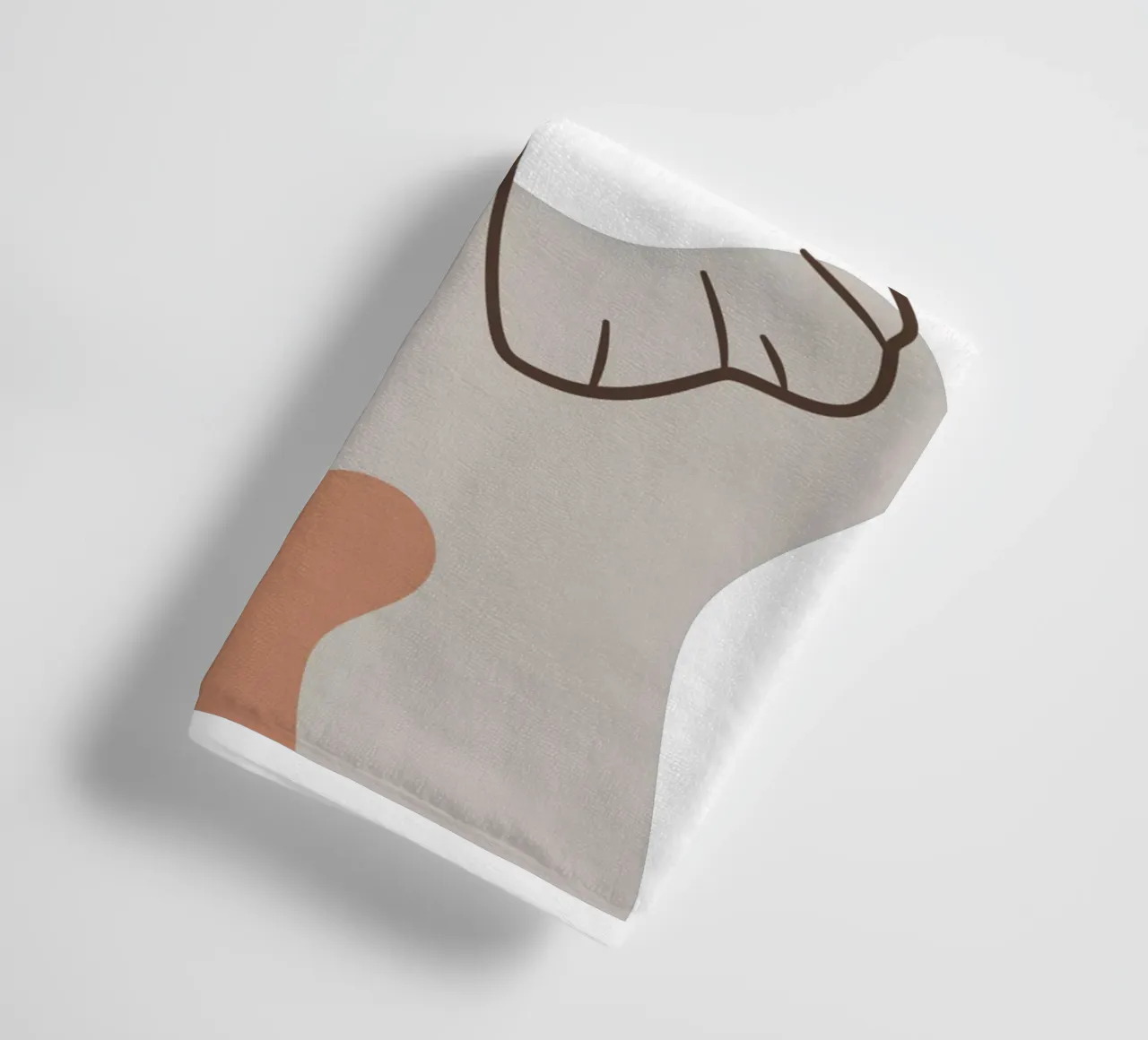 Fiori minimalisti asciugamano da bagno da YSV MINIMALIST