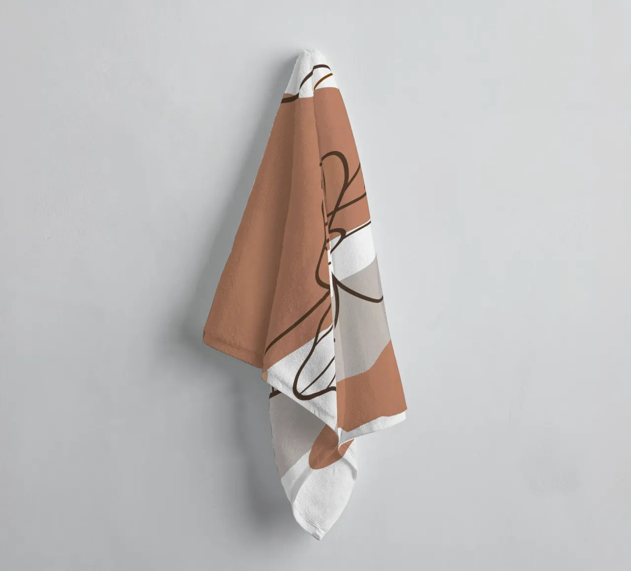 Fiori minimalisti asciugamano da bagno da YSV MINIMALIST