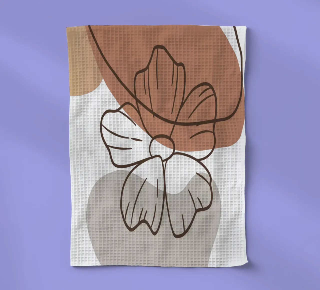 Fiori minimalisti canovaccio da cucina da YSV MINIMALIST