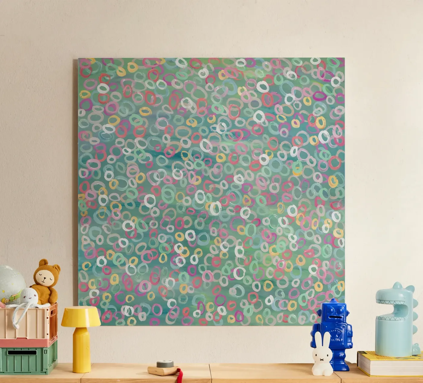 Healthy Molecules plexiglass da Helen Joynson
