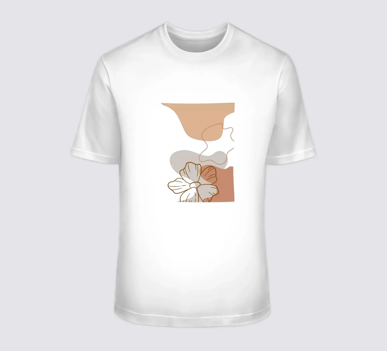 Minimalist flowers t-shirt by YSV MINIMALIST
