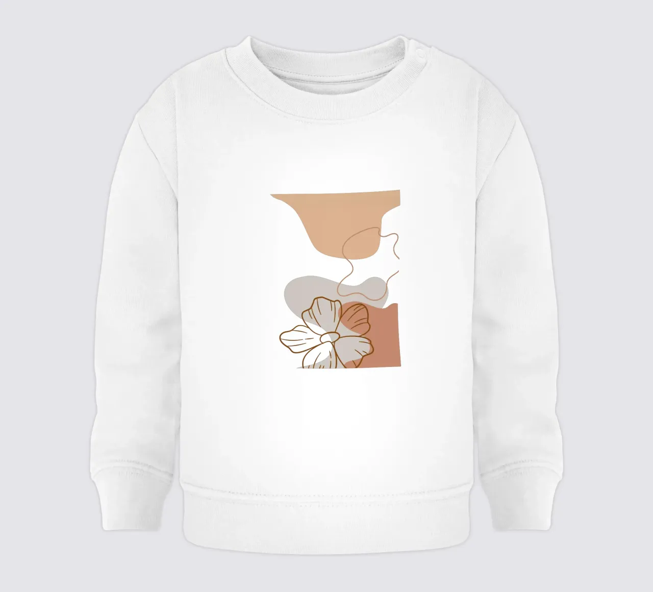 Fiori minimalisti felpa neonato da YSV MINIMALIST