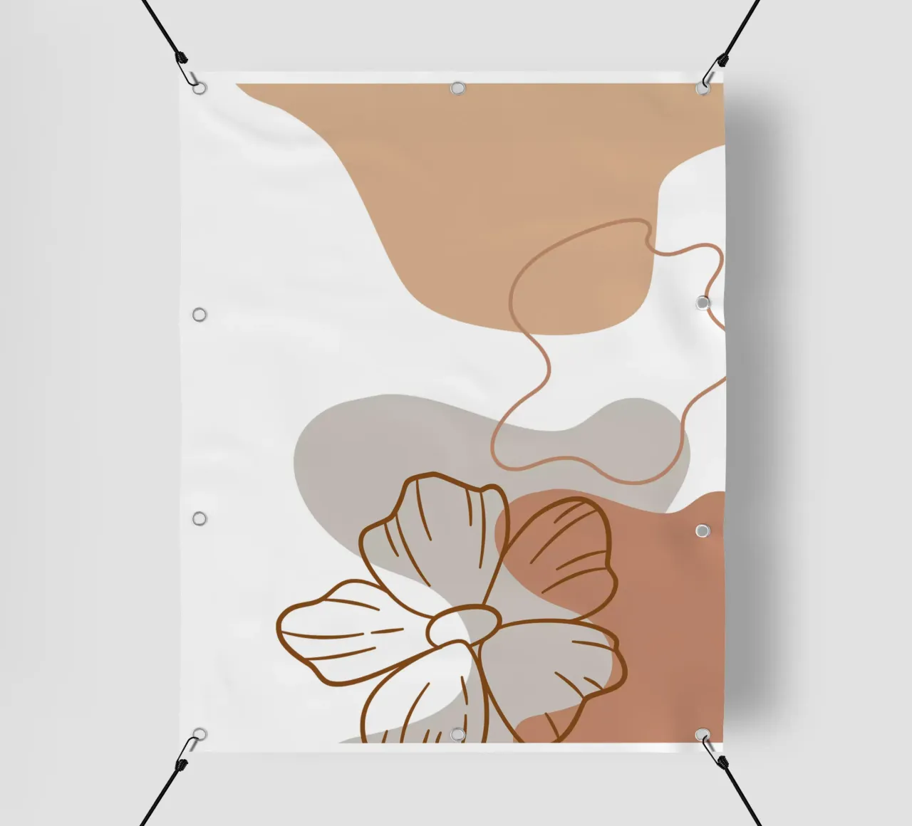 Fiori minimalisti telo in pvc da YSV MINIMALIST