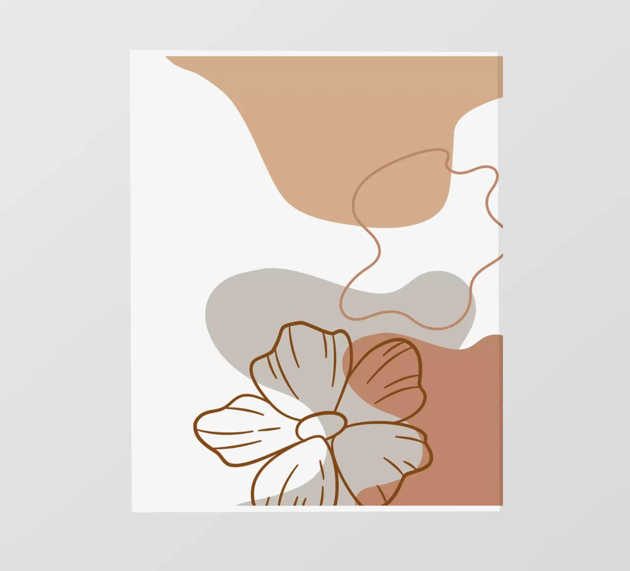Fiori minimalisti telo in pvc da YSV MINIMALIST