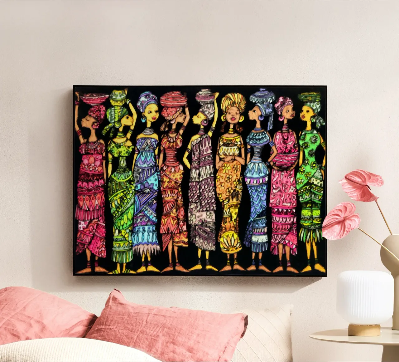 Vrouwen acryl van Piccola Serenata