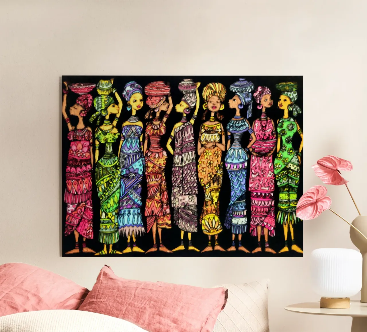 Vrouwen acryl van Piccola Serenata