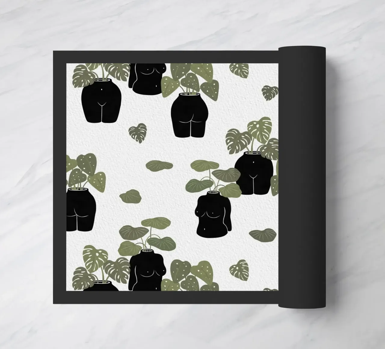 Lichaamseigen vaas deurmat van Orara Studio