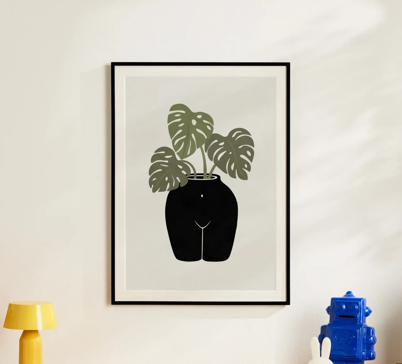Vaso body-tanical poster da Orara Studio