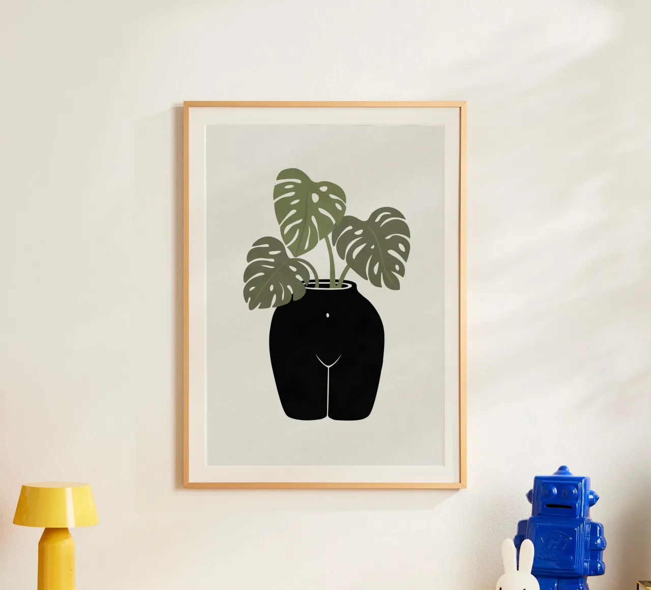 Vaso body-tanical poster da Orara Studio
