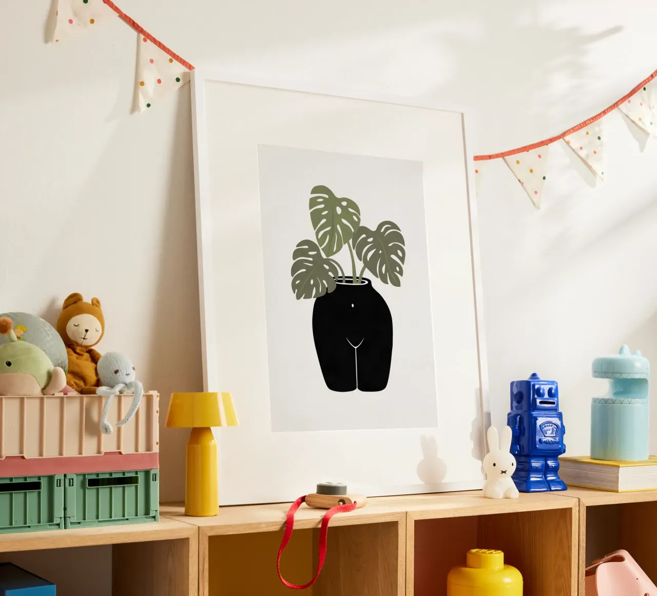 Vaso body-tanical poster da Orara Studio