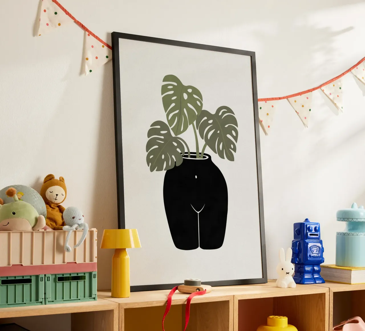 Vaso body-tanical poster da Orara Studio