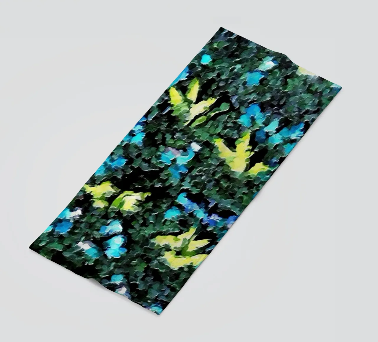 Blu, verde e giallo telo mare da Piccola Serenata