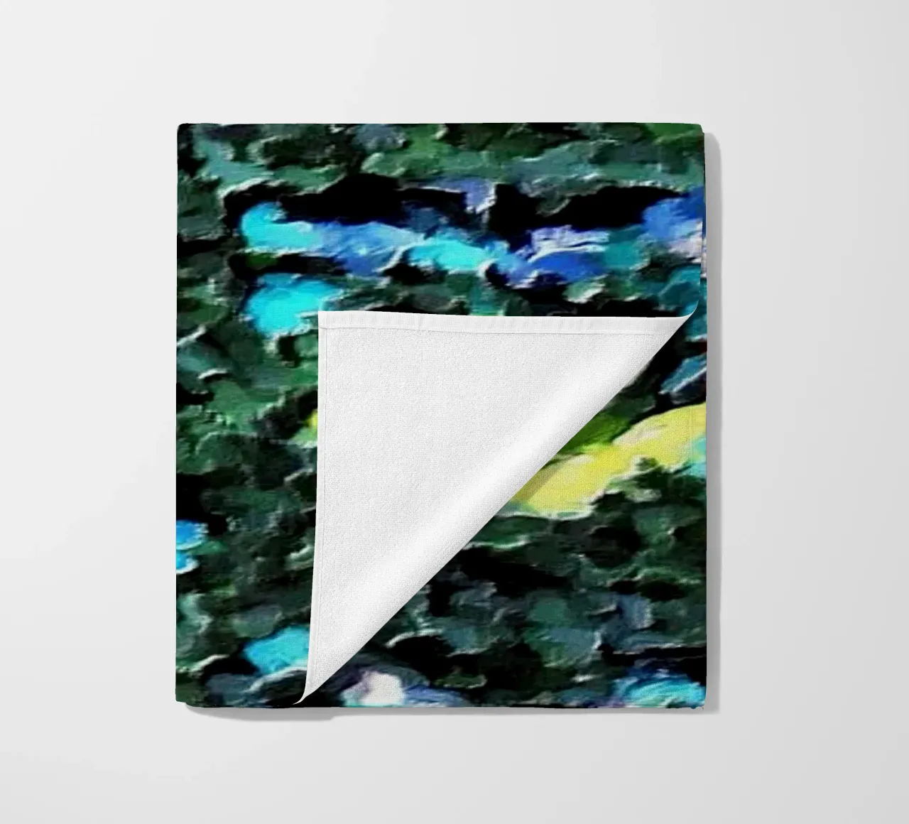 Blu, verde e giallo telo mare da Piccola Serenata